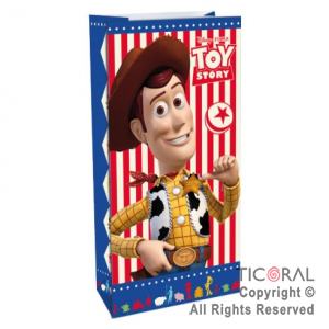 TOY STORY 4 BOLSITA PAPEL 12.5X24.5CM x 10